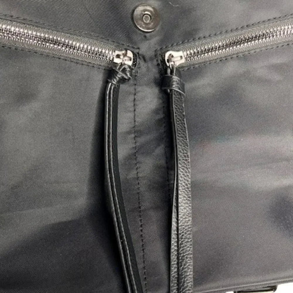 Botkier New York Nylon Backpack - Black - 9 x 11 x 3.5”